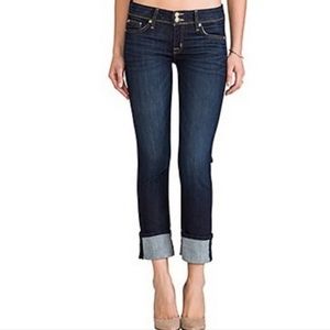 Hudson Ginny cuffed crop straight leg jeans size 26